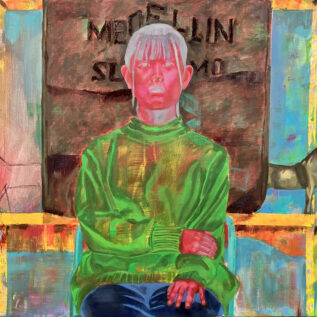 人物油彩　F15　現役生